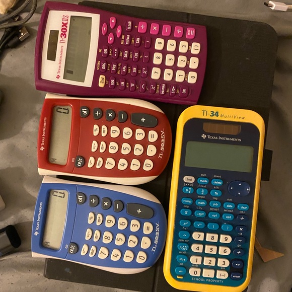 Texas Instruments and Sharp Calculators Bundle - Picture 4 of 6